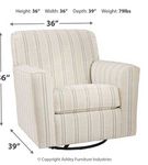 Signature Design by Ashley Alandari Accent Chair-Gray