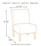 Signature Design by Ashley Triptis Accent Chair-Gray/Tan