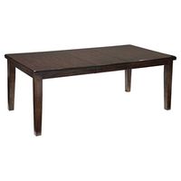 Signature Design by Ashley Haddigan Dining Extension Table-Dark Brown