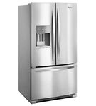 Whirlpool Stainless 25 Cu. Ft. French Door Bottom Mount Refrigerator with Water and Ice Dispenser