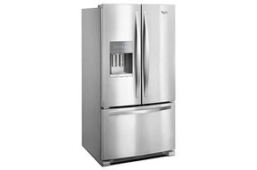 Whirlpool Stainless 25 Cu. Ft. French Door Bottom Mount Refrigerator with Water and Ice Dispenser