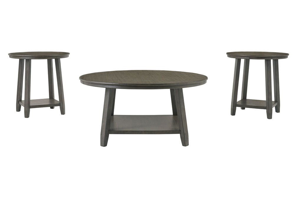 Signature Design by Ashley Caitbrook Table (Set of 3)-Gray