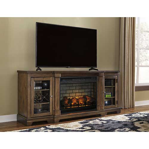Rent Ashley Flynnter 75 Inch Electric Fireplace TV Stand at Rent A