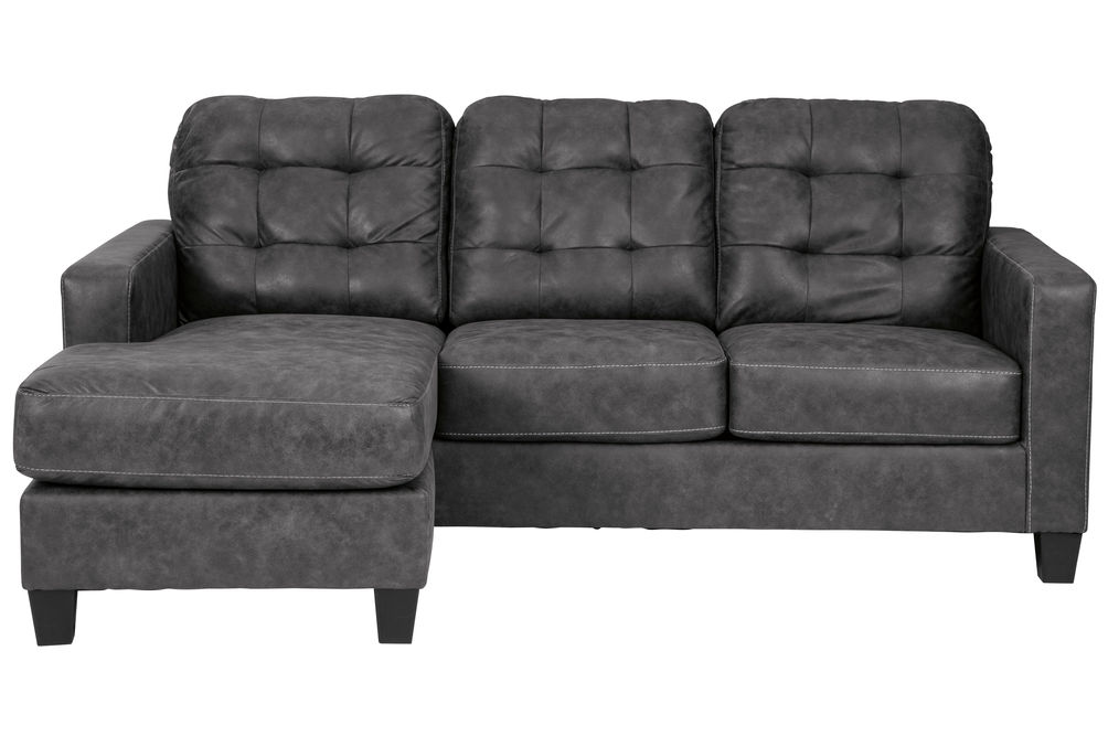 Benchcraft Venaldi Sofa Chaise-Gunmetal