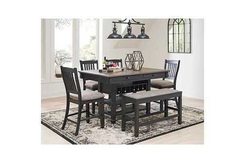 Tyler Creek RECT Dining Room Counter Tbl w/Chairs