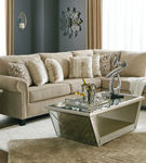 2PC Dovemont Sectional, RAF Chaise & LAF Sofa