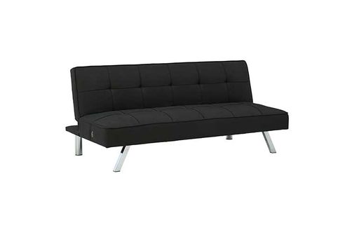 Santini Flip Flop Armless Sofa Black