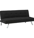 Santini Flip Flop Armless Sofa Black