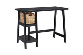 Mirimyn Home Office Black Desk W/ Swivel Chair