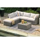 Signature Design by Ashley Cherry Point 4-piece Outdoor Sectional Set-Gray