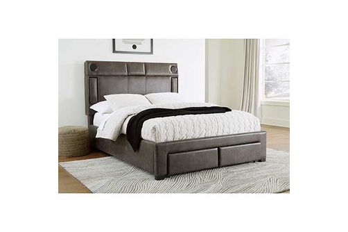 Mirlenz Queen Storage Bed W/ Sound