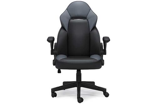 Lynxtyn (Gray/Black) Home Office Swivel Desk Chair