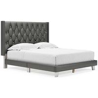 Cama Tapizada Vintasso Tamaño Queen Signature Design by Ashley – Gris 