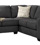 ALENYA CHARCOAL LAF SOFA & RAF LOVESEAT