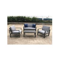 4PC Fynnegan Outdoor Set, Gray