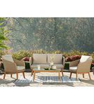 4PC Crystal Cave Outdoor Set, Beige