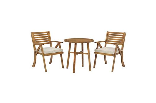 3PC Vallerie Bistro Set, Table & 2 Chairs