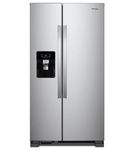 36-inch Wide Side-by-Side Refrigerator - 25 cu. ft