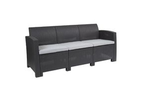 OSC Designs - All Weather Sofa - Dark Gray