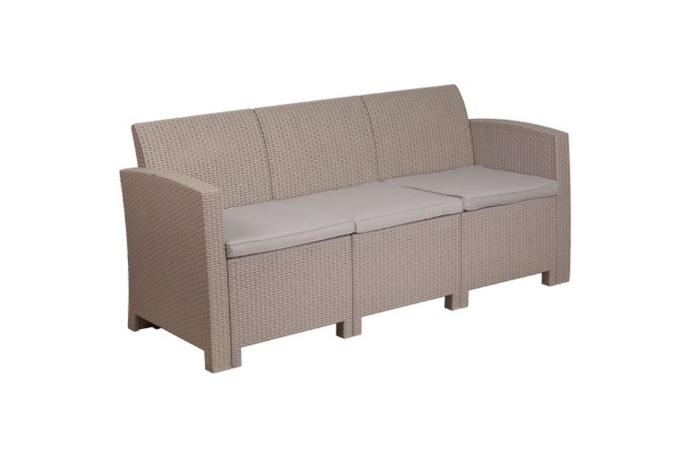 OSC Designs - All Weather Sofa - Light Gray