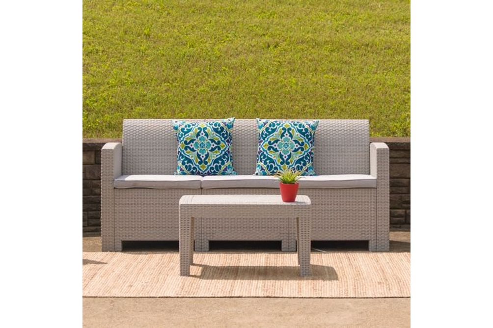 OSC Designs - All Weather Sofa - Light Gray