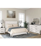 4PC Gerridan Queen Panel Bedroom, White