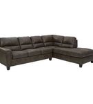 Signature Design by Ashley Navi 2-Piece Sectional with Chaise-Smoke