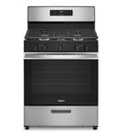 Whirlpool 5.1 Cu. Ft. Freestanding Gas Range with Edge to Edge Cooktop