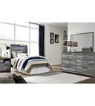 Signature Design by Ashley Baystorm Twin Panel Bed Headboard, Dresser, Mirror