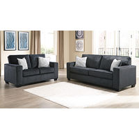 Signature Design by Ashley Altari Sofa and Loveseat-Slate