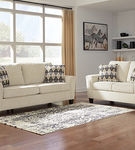 Signature Design by Ashley Abinger Sofa and Loveseat-Natural