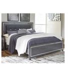 Signature Design by Ashley Lodanna King Upholstered Panel Bed, Dresser, Mirror