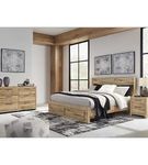 Signature Design by Ashley Hyanna King Panel Storage Bed with Dresser and Nigh