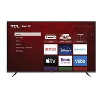 TCL, 75in 4k UHD HDR Roku Smart TV