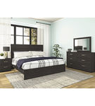 Signature Design by Ashley Belachime King Panel Bed, Dresser, Mirror, and Nigh