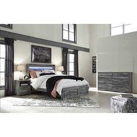 Signature Design by Ashley Baystorm King Panel Storage Bed, Dresser and Nights