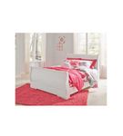 Anarasia Full Sleigh Bed with Dresser, Mirror and Nightstand-White