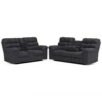 Signature Design by Ashley Wilhurst Reclining Sofa and Recliner-Marine