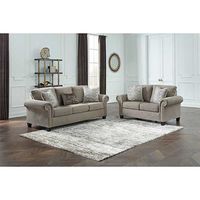 Benchcraft Shewsbury Sofa and Loveseat-Pewter