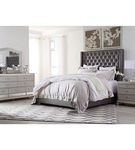 Signature Design by Ashley Coralayne Queen Upholstered Bed with Mirrored Dress