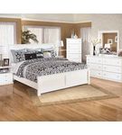 Signature Design by Ashley Bostwick Shoals King Panel Bed, Dresser, Mirror, Ch