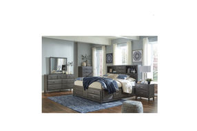 Signature Design by Ashley Caitbrook King Storage Bed, Dresser, Mirror and Nig