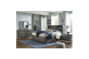 Signature Design by Ashley Caitbrook Queen Storage Bed, Dresser, Mirror and Ch