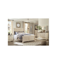 Signature Design by Ashley Bolanburg Queen Panel Bed, Dresser, Mirror and Nigh