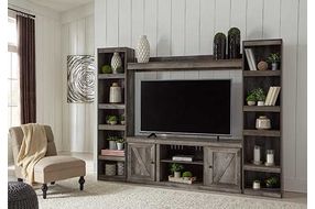 Signature Design by Ashley Wynnlow 4-Piece Entertainment Center-Gray