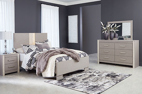 Rent Ashley Surancha 6 Piece Queen Panel Bedroom Set at Rent A Center