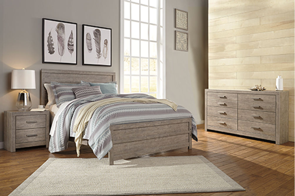 Signature Design by Ashley Culverbach Queen Panel Bed, Dresser and Nightstand-