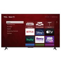 TCL, 65in 4k UHD HDR Smart Roku TV