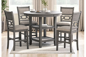 Signature Design by Ashley Wrenning Counter Height Dining Table and 4 Barstool