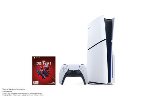 PS5 DISC CONSOLE - SPIDER-MAN 2 SLIM BUNDLE PS5 DISC CONSOLE - SPIDER-MAN 2 SLIM BUNDLE